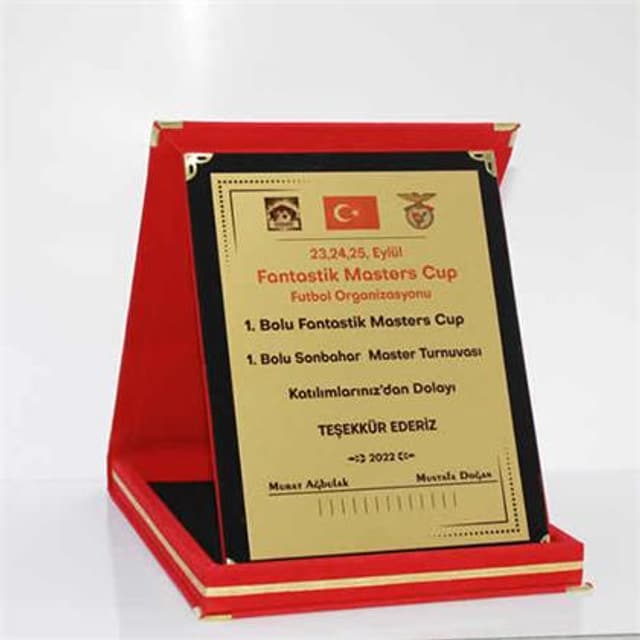 AP-2 ahşap plaket modeli